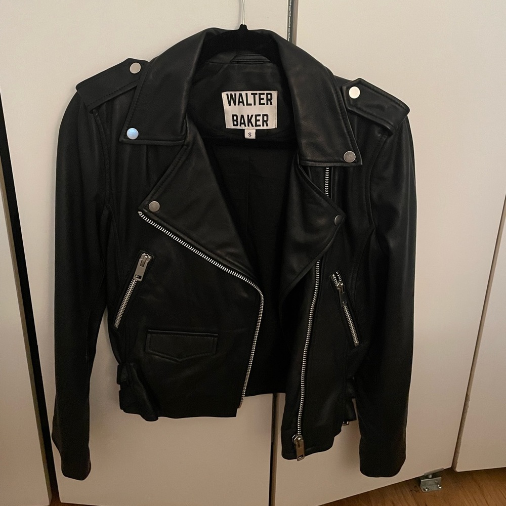 Brand new wo tags leather jacket